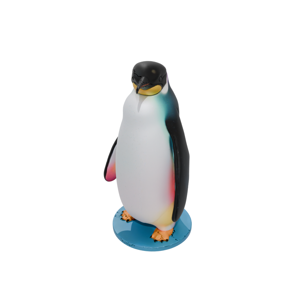 Neon Kawaii Flexi Emperor Penguin