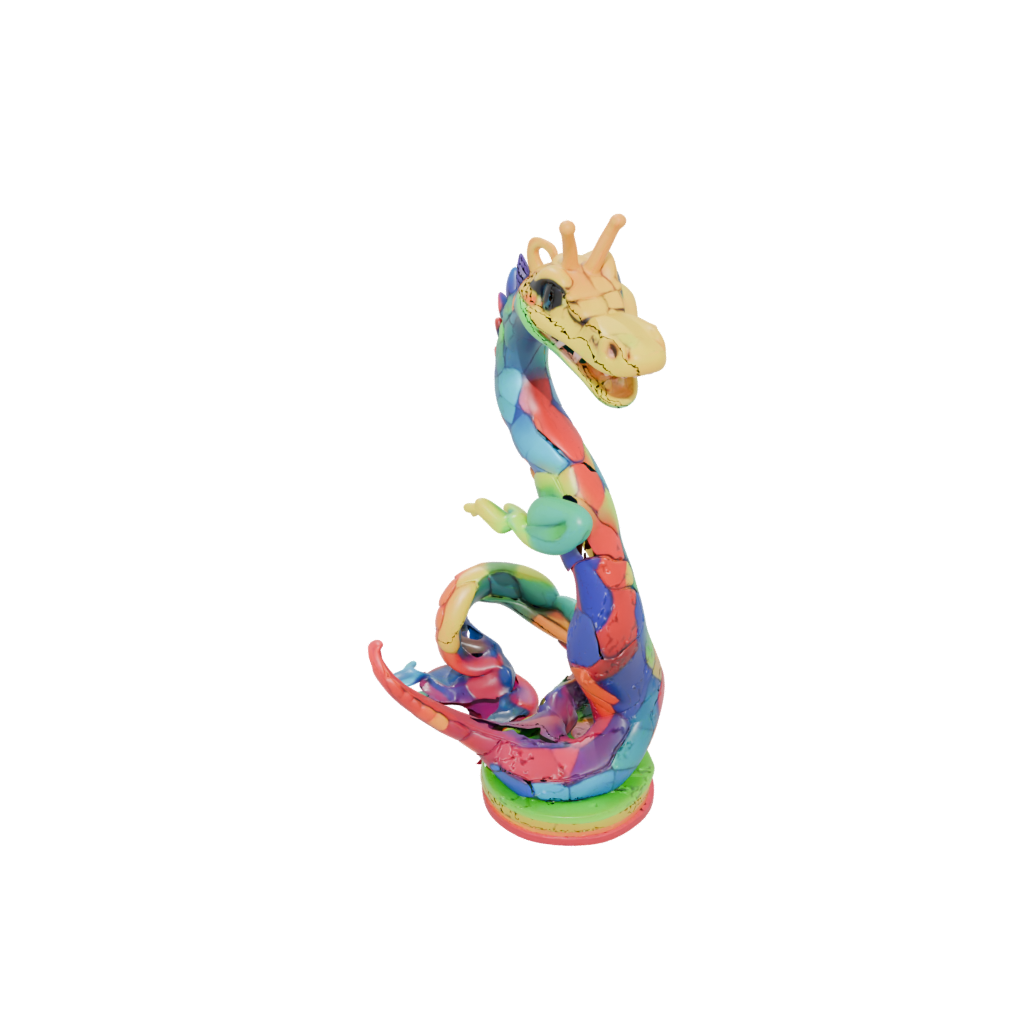 Neon Kawaii Flexi King Cobra