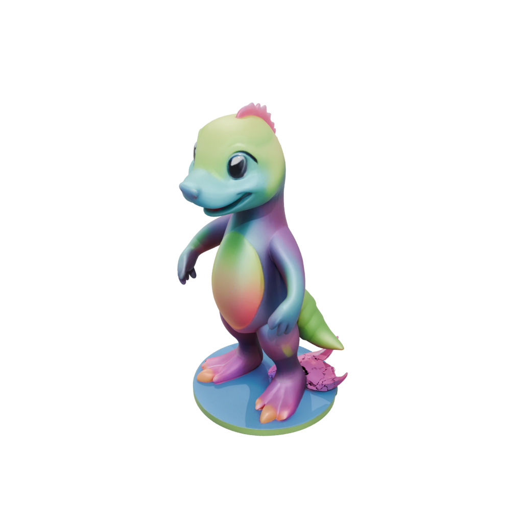 Neon Kawaii Flexi Platypus