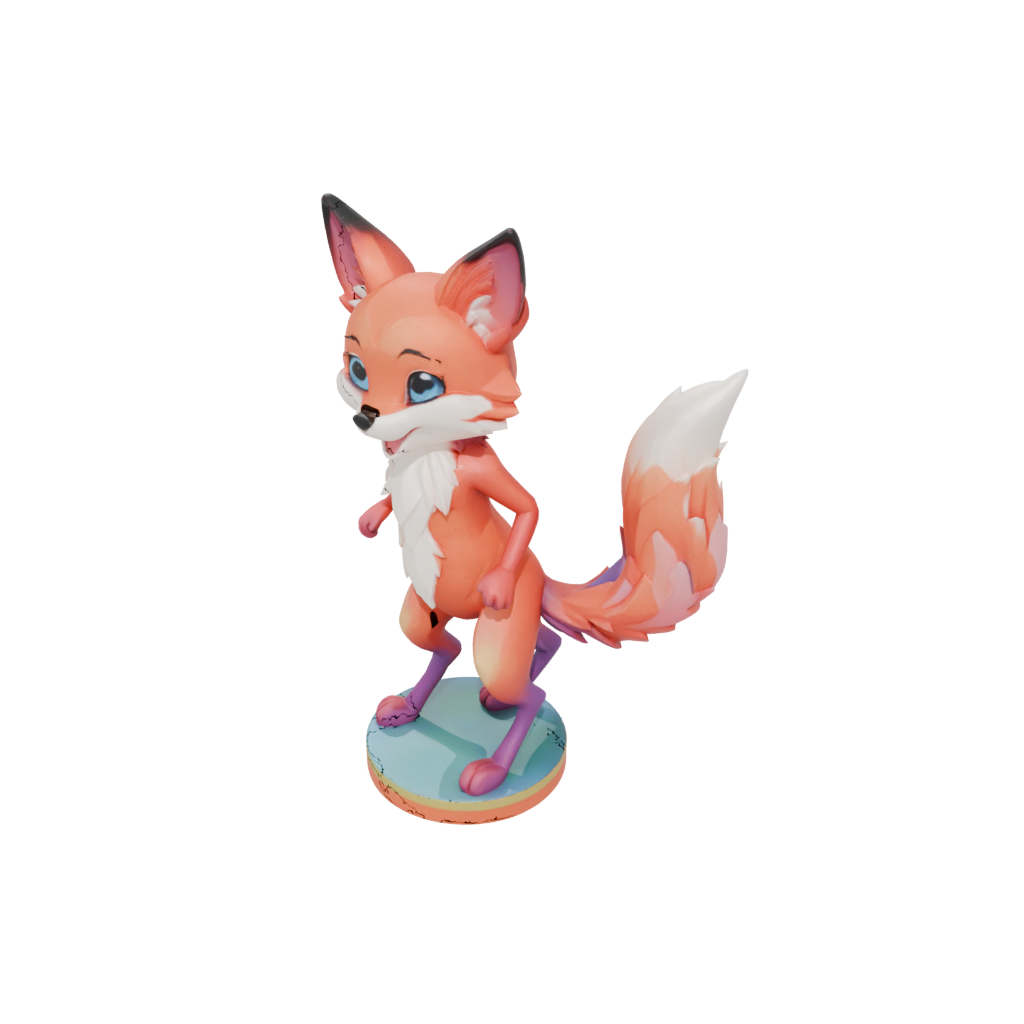 Neon Kawaii Flexi Red Fox