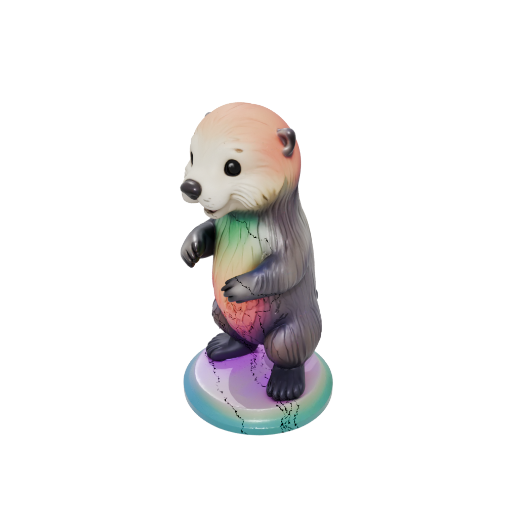 Neon Kawaii Flexi Sea Otter