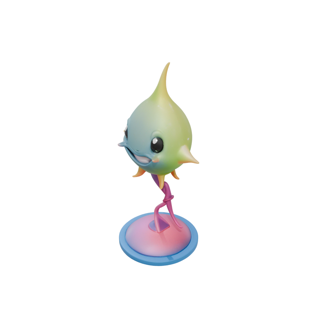 Neon Kawaii Flexi Stingray