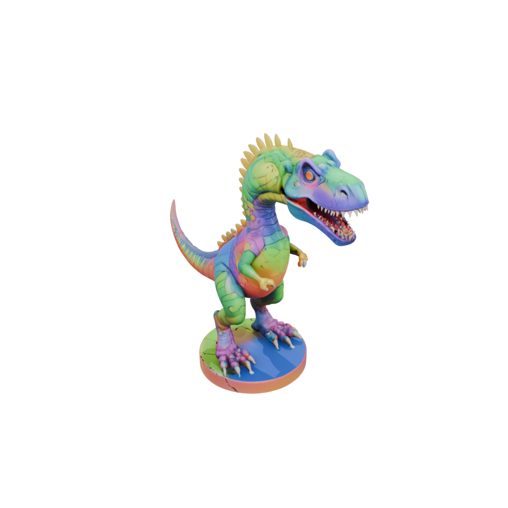 Neon Kawaii Flexi Tyrannosaurus Rex