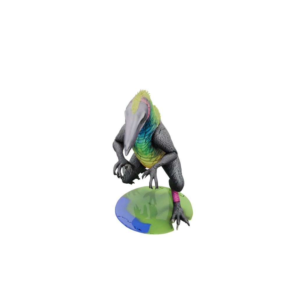 Neon Realistic Flexi Anteater