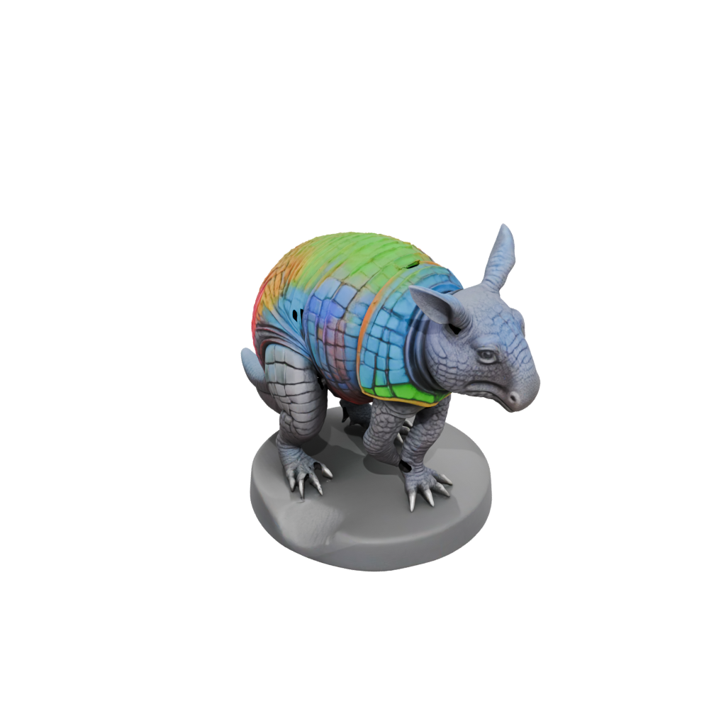 Neon Realistic Flexi Armadillo