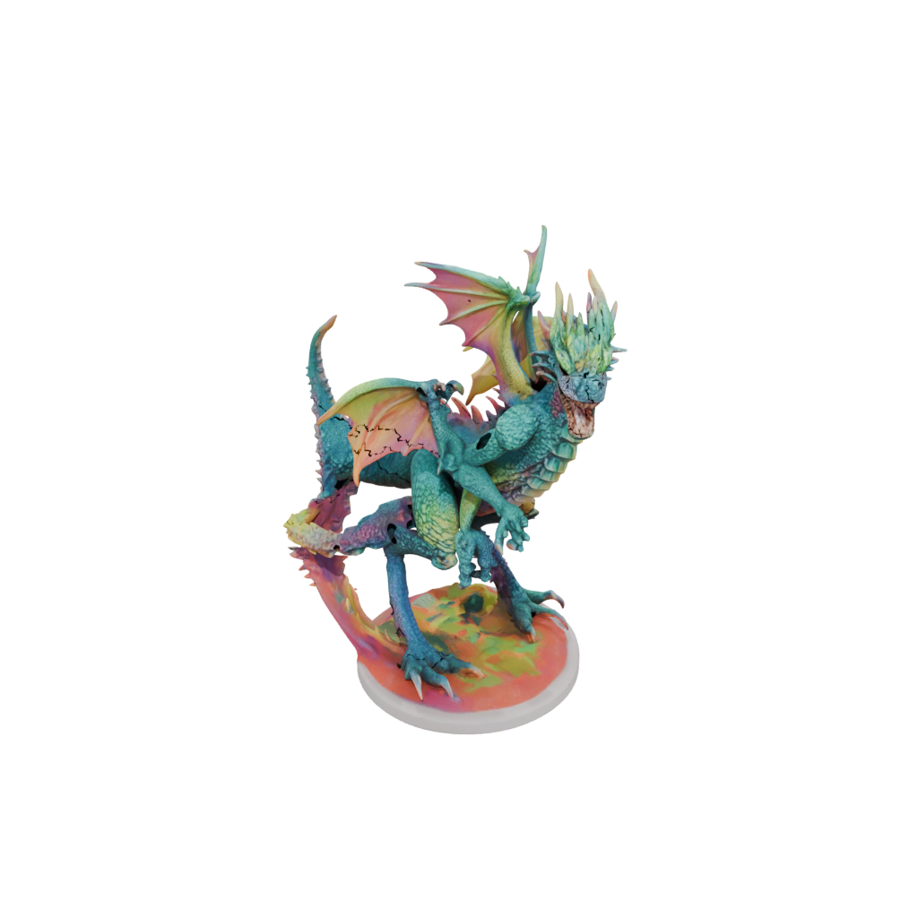 Neon Realistic Flexi Dragon