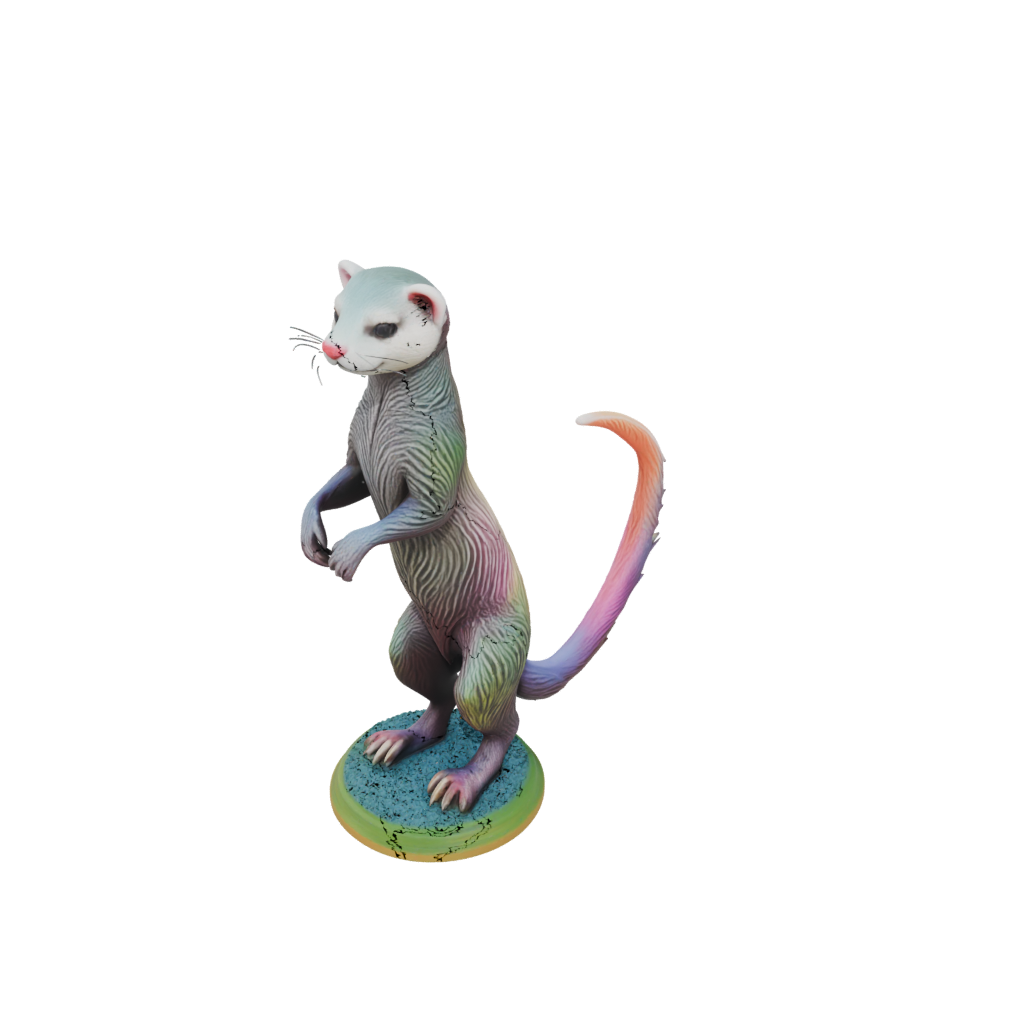 Neon Realistic Flexi Ferret