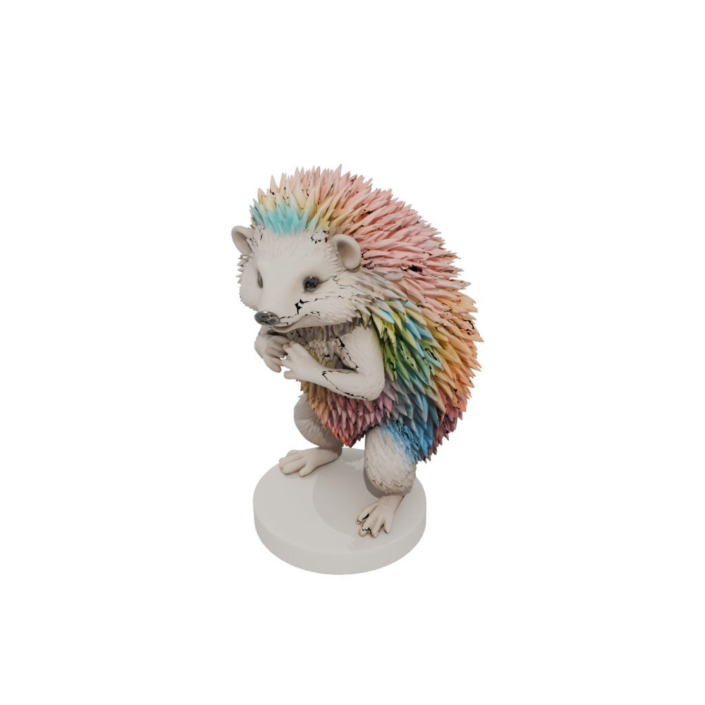 Neon Realistic Flexi Hedgehog