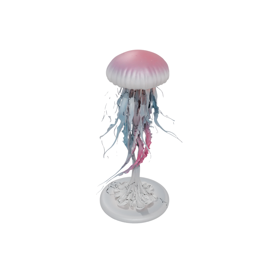 Neon Realistic Flexi Jellyfish