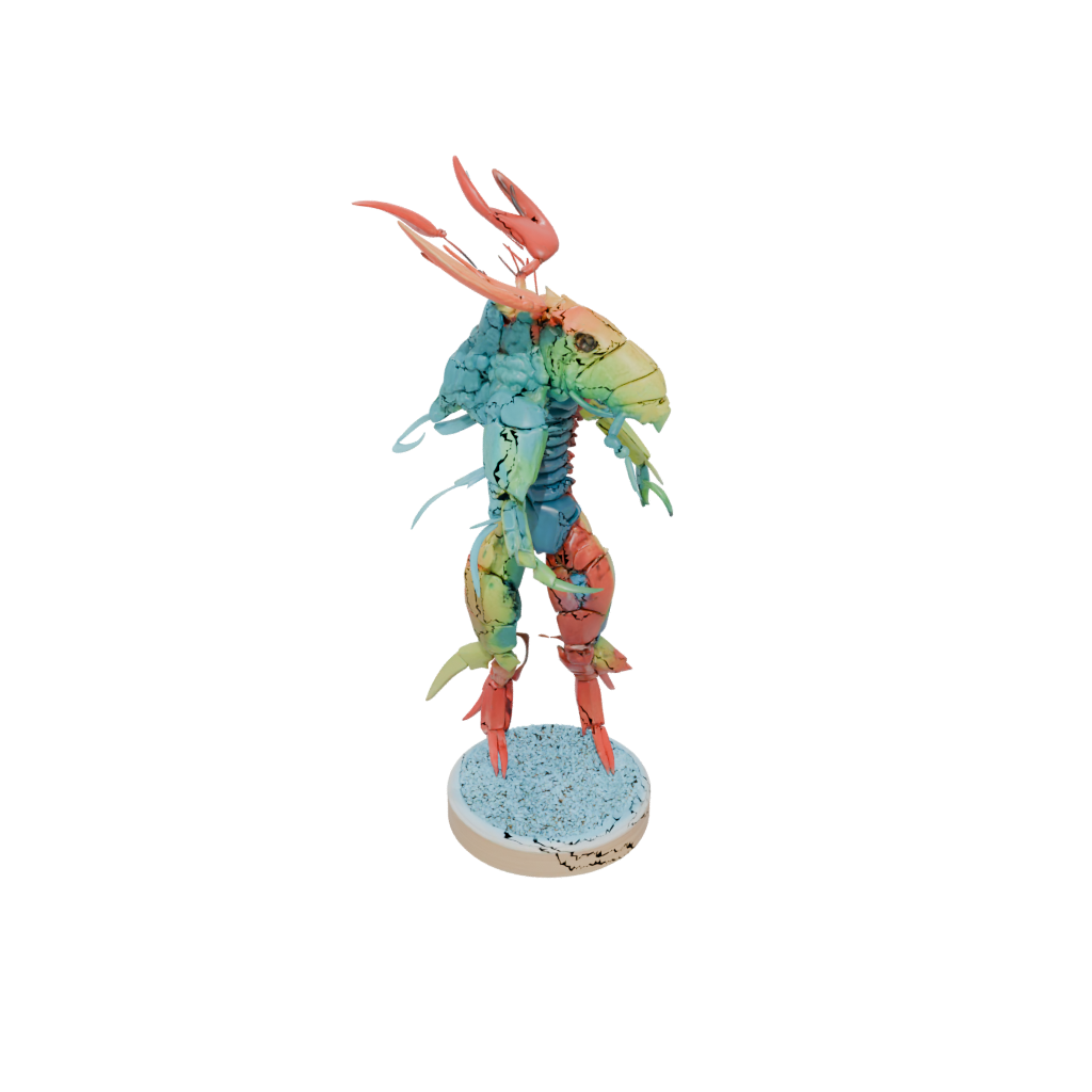 Neon Realistic Flexi Lobster