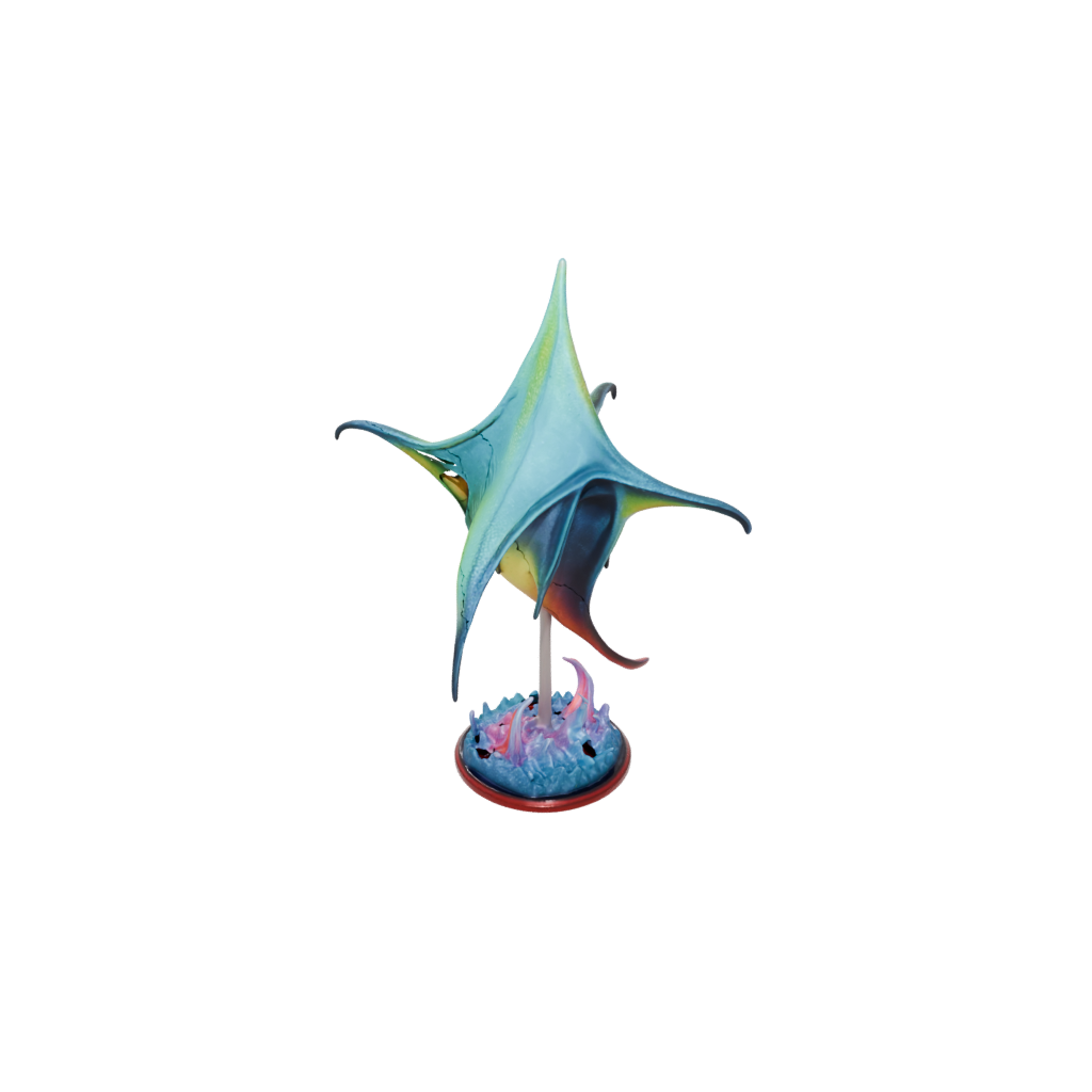 Neon Realistic Flexi Manta Ray