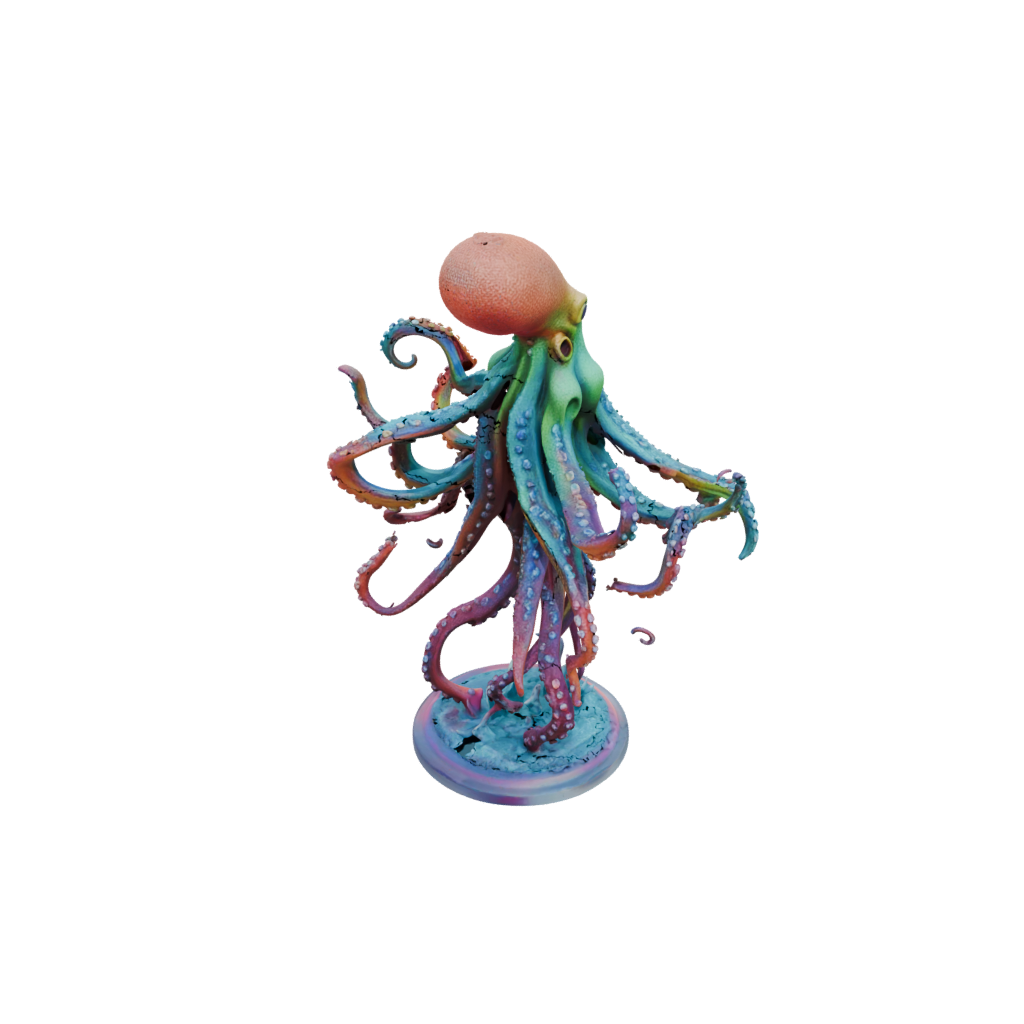 Neon Realistic Flexi Octopus