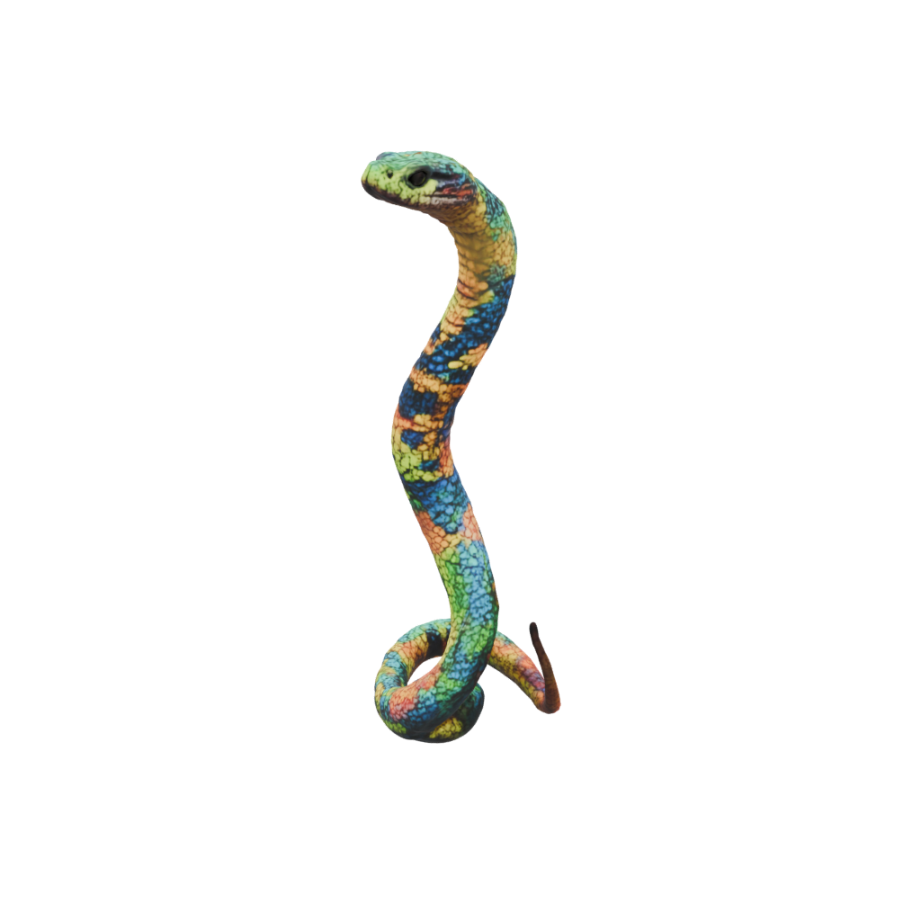 Neon Realistic Flexi Rattlesnake