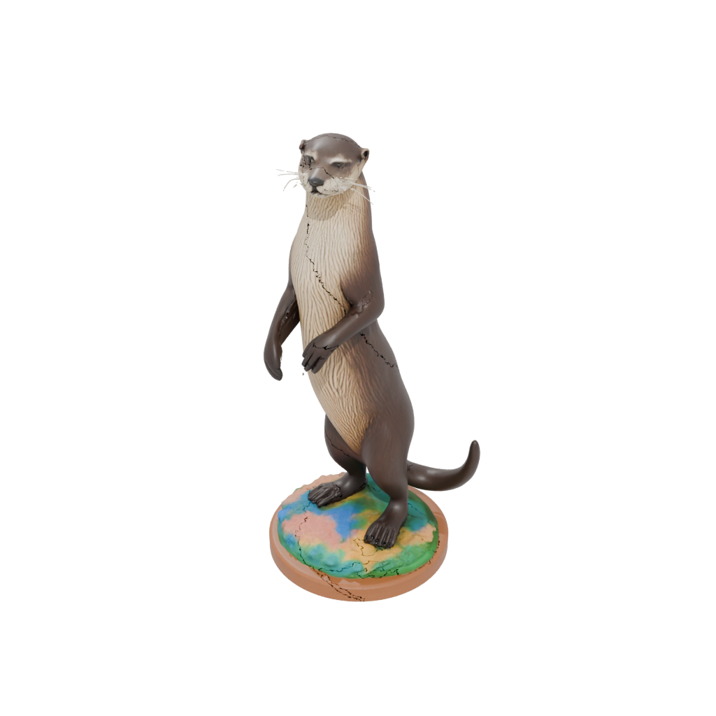 Neon Realistic Flexi River Otter