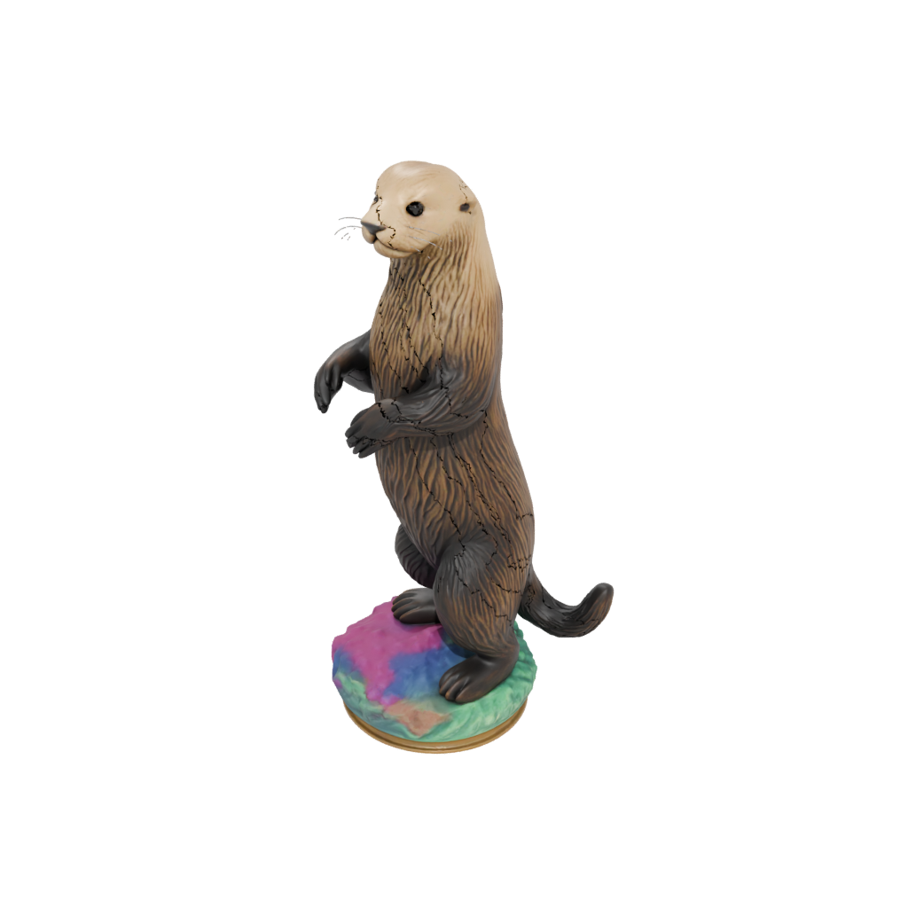 Neon Realistic Flexi Sea Otter