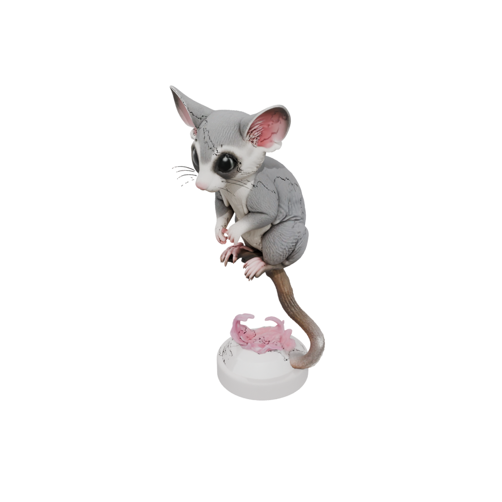 Neon Realistic Flexi Sugar Glider