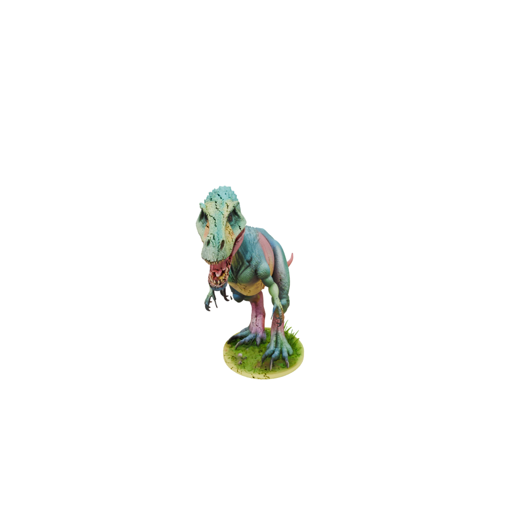 Neon Realistic Flexi Tyrannosaurus Rex