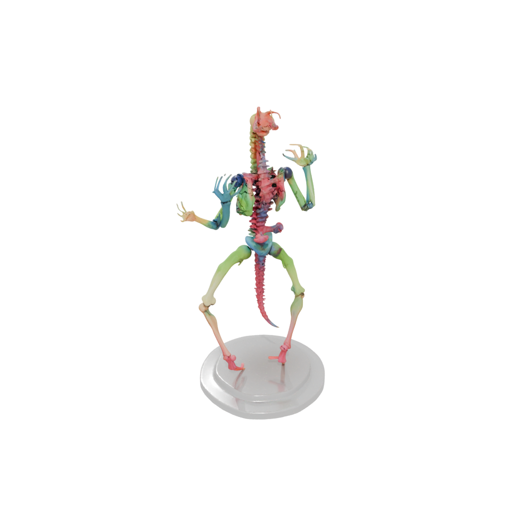 Neon Skeleton Flexi Scorpion
