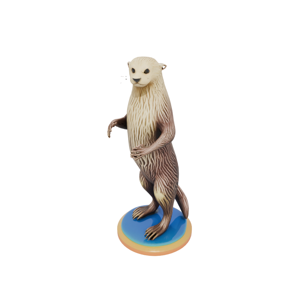 Neon Skeleton Flexi Sea Otter