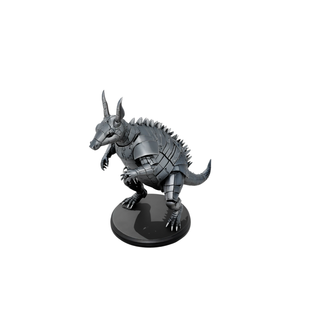 Obsidian Armored Flexi Armadillo