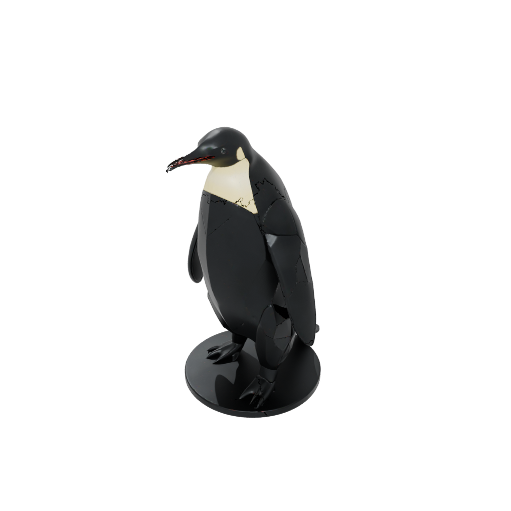 Obsidian Armored Flexi Emperor Penguin