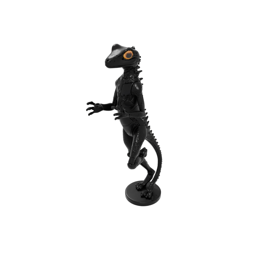 Obsidian Armored Flexi Gecko