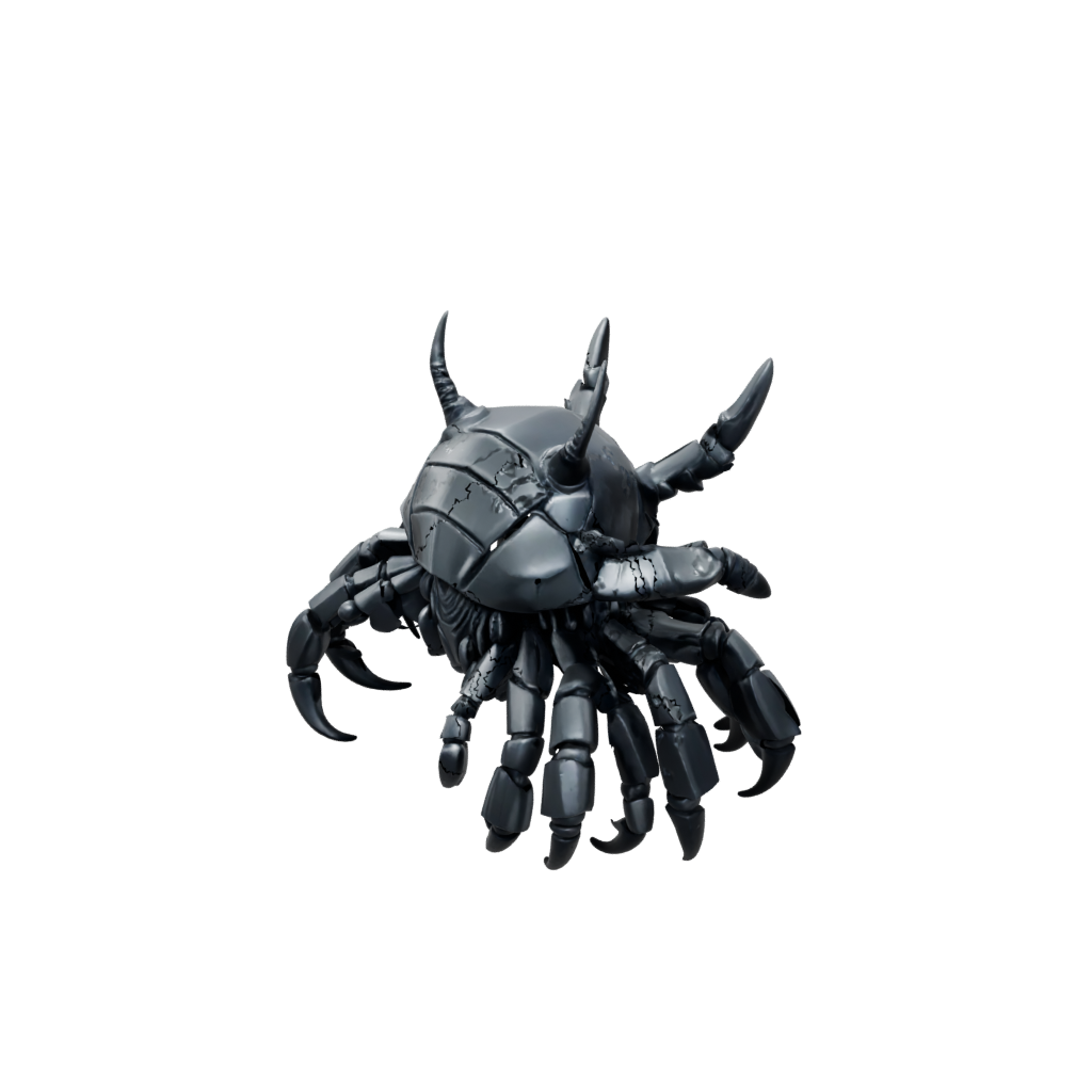 Obsidian Armored Flexi Hermit Crab