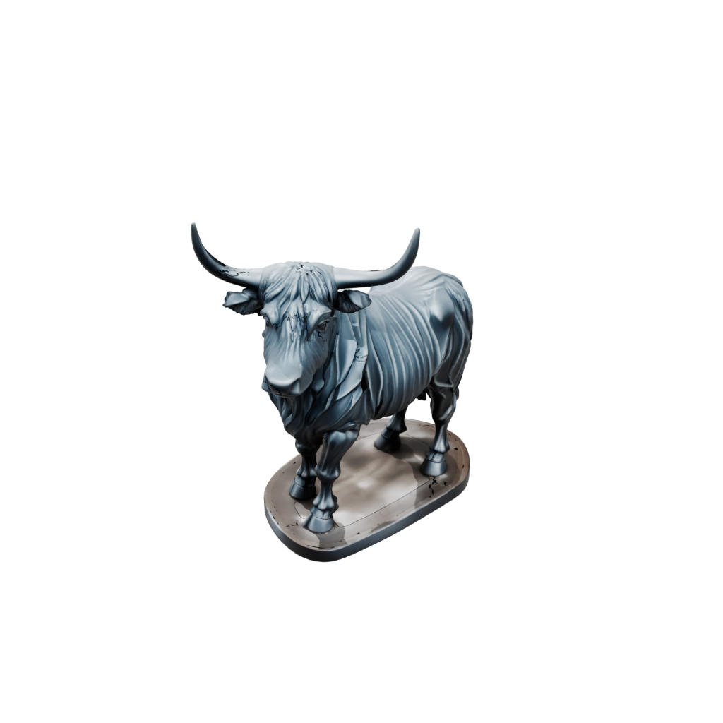 Obsidian Armored Flexi Highland Cow
