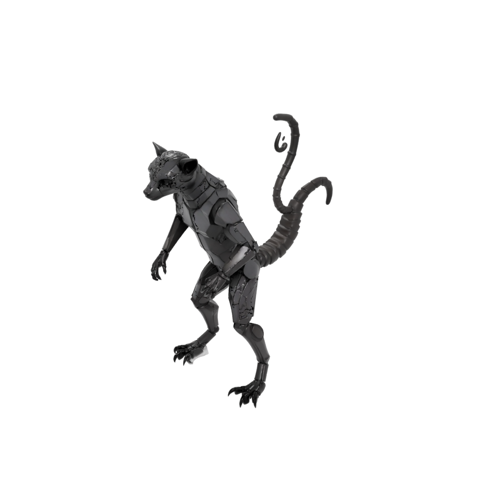 Obsidian Armored Flexi Lemur