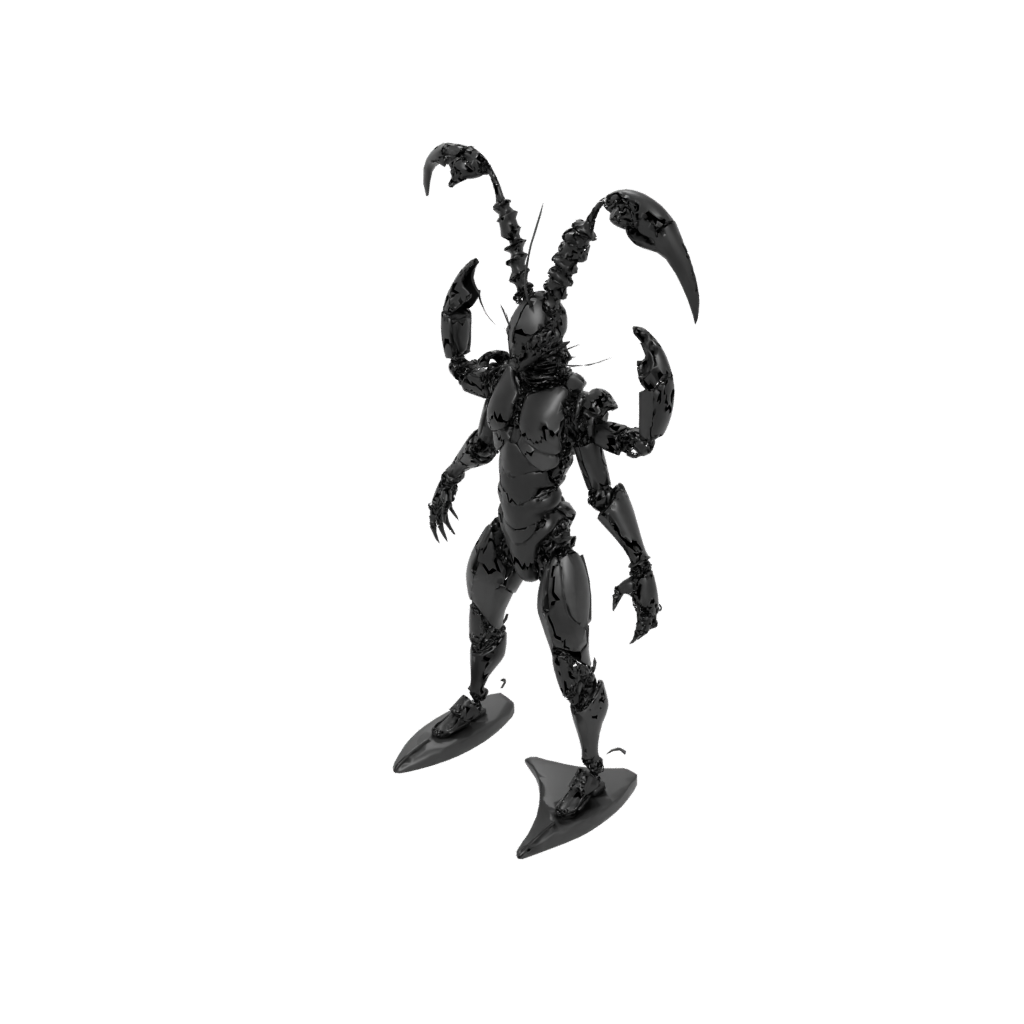 Obsidian Armored Flexi Lobster