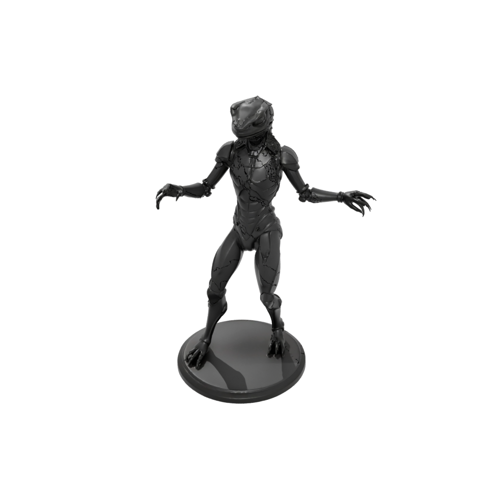 Obsidian Armored Flexi Newt