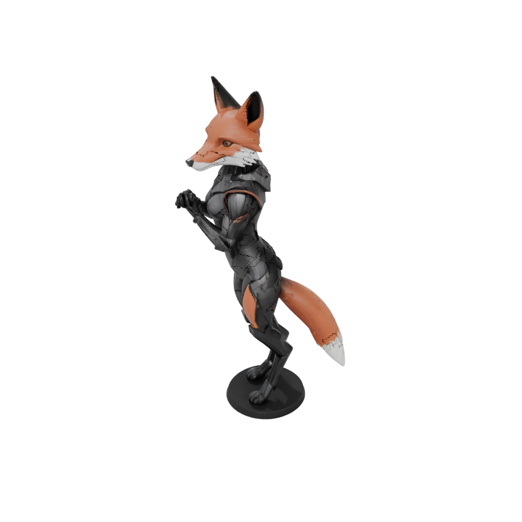 Obsidian Armored Flexi Red Fox
