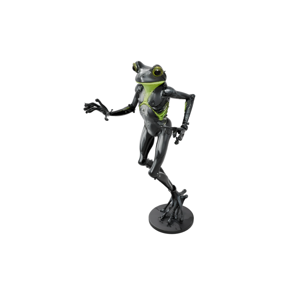 Obsidian Armored Flexi Tree Frog