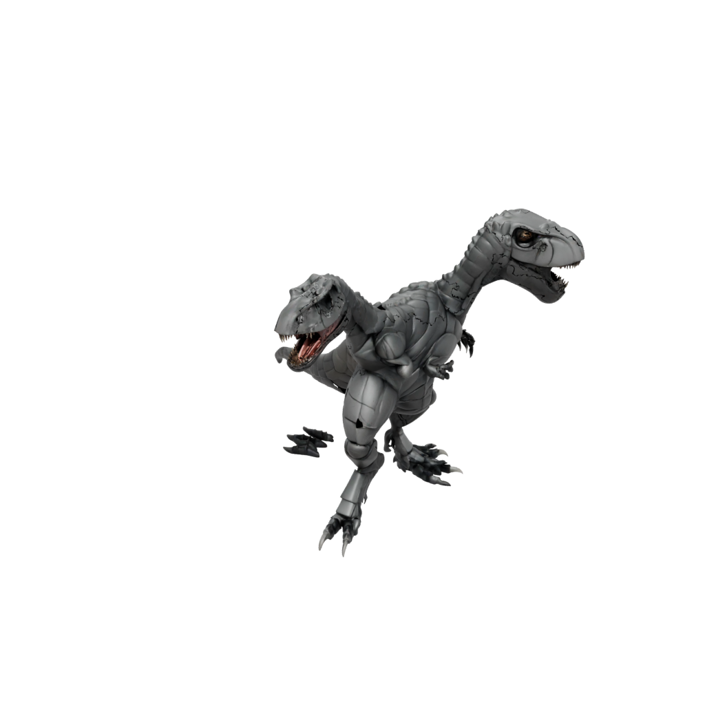 Obsidian Armored Flexi Tyrannosaurus Rex