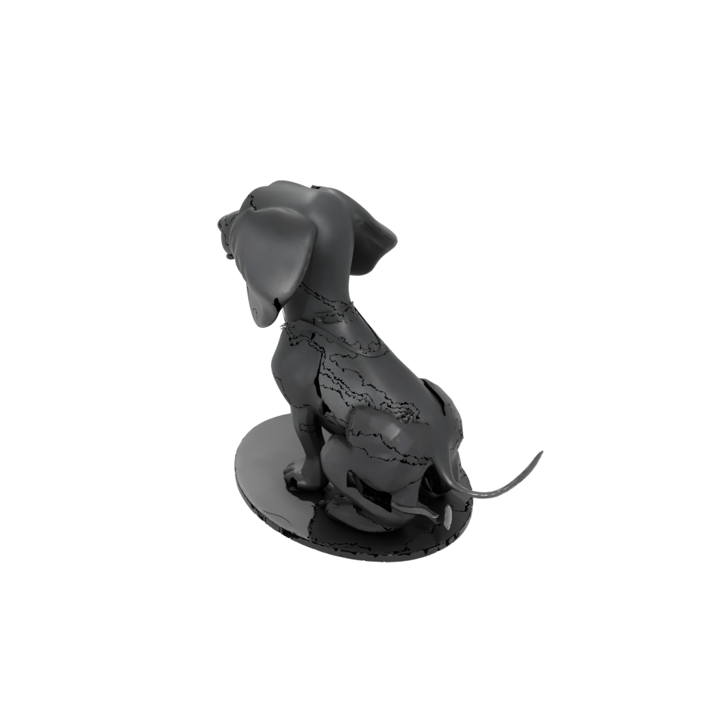 Obsidian Chibi Flexi Dachshund Dog