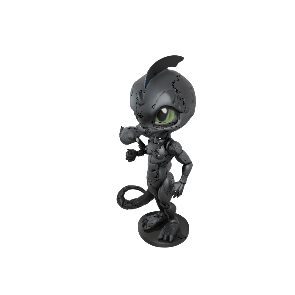 Obsidian Chibi Flexi King Cobra