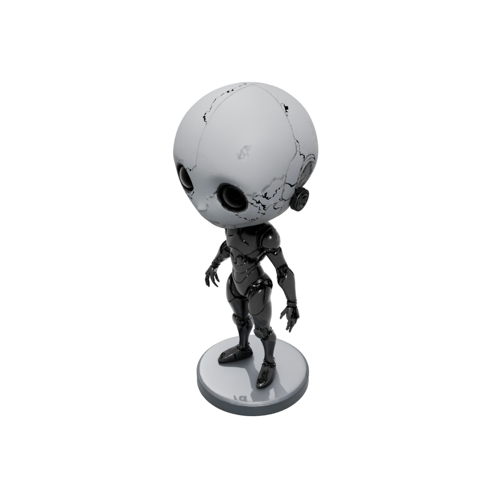 Obsidian Chibi Flexi Nautilus
