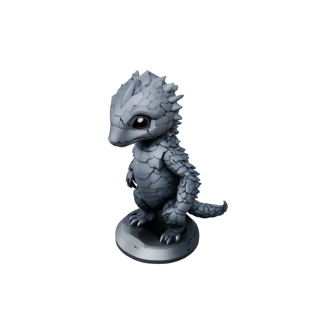 Obsidian Chibi Flexi Pangolin
