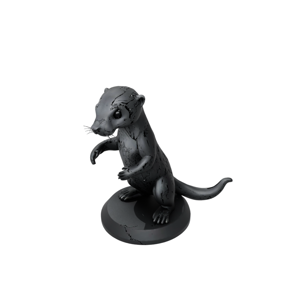 Obsidian Chibi Flexi River Otter