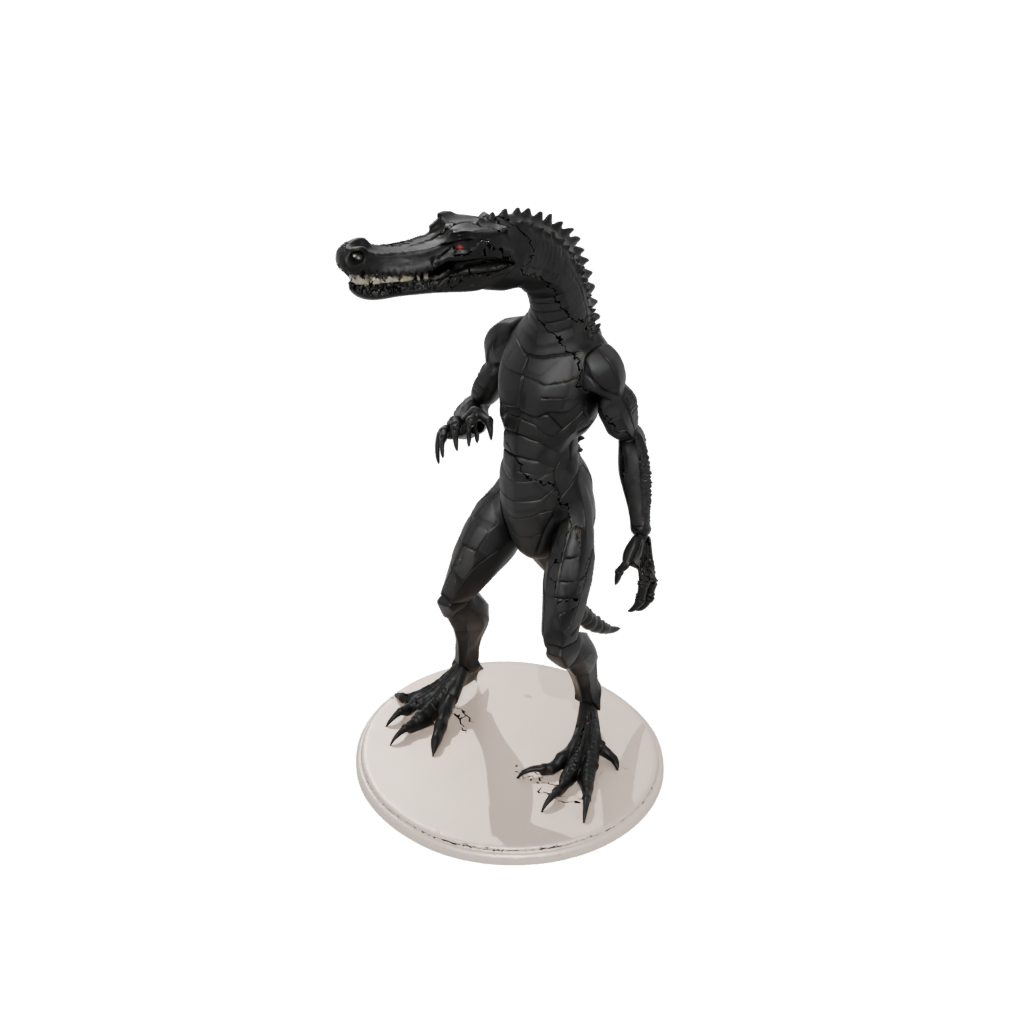 Obsidian Flexi Crocodile