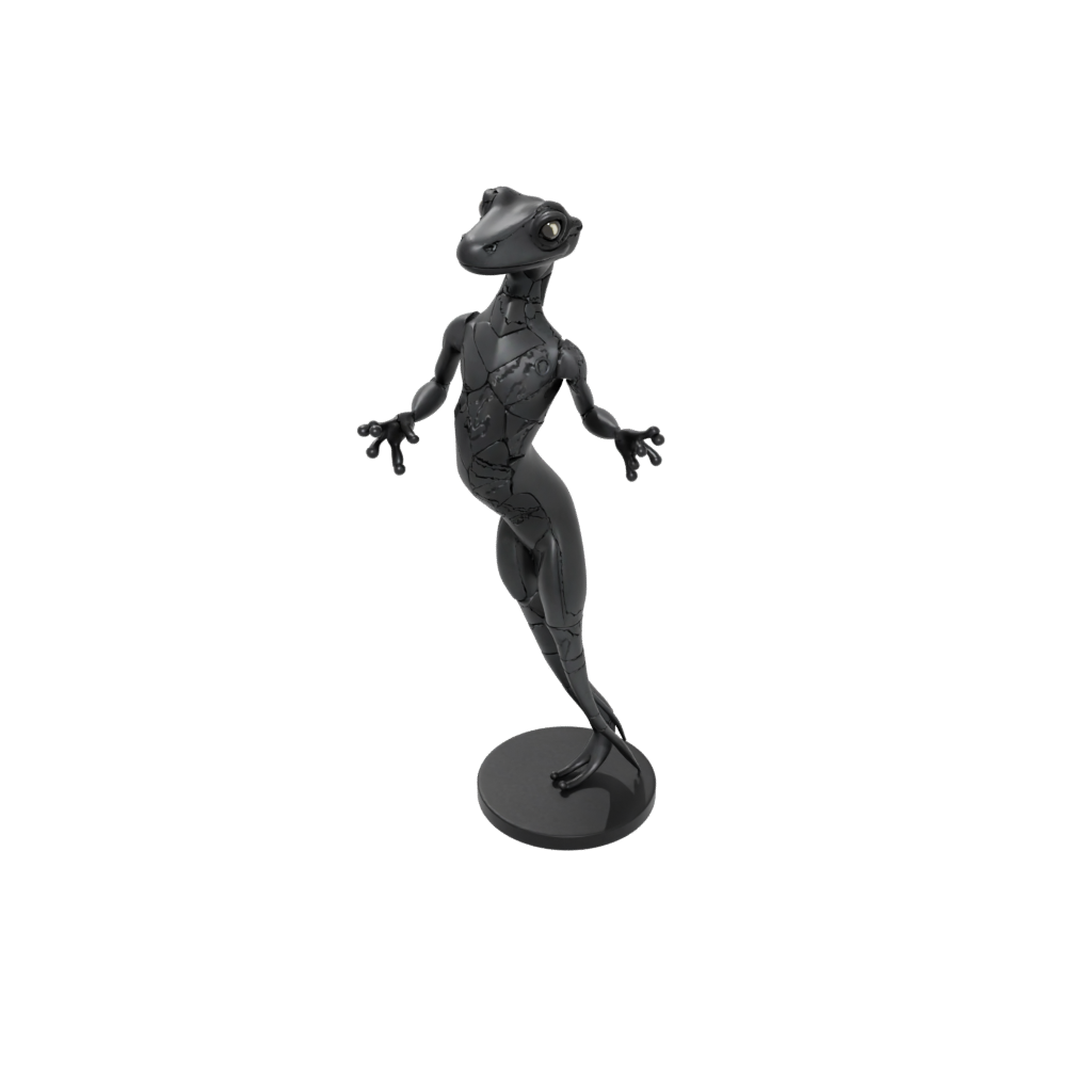 Obsidian Flexi Gecko