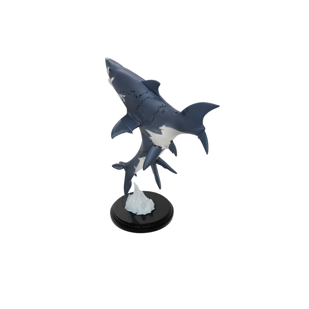 Obsidian Flexi Great White Shark