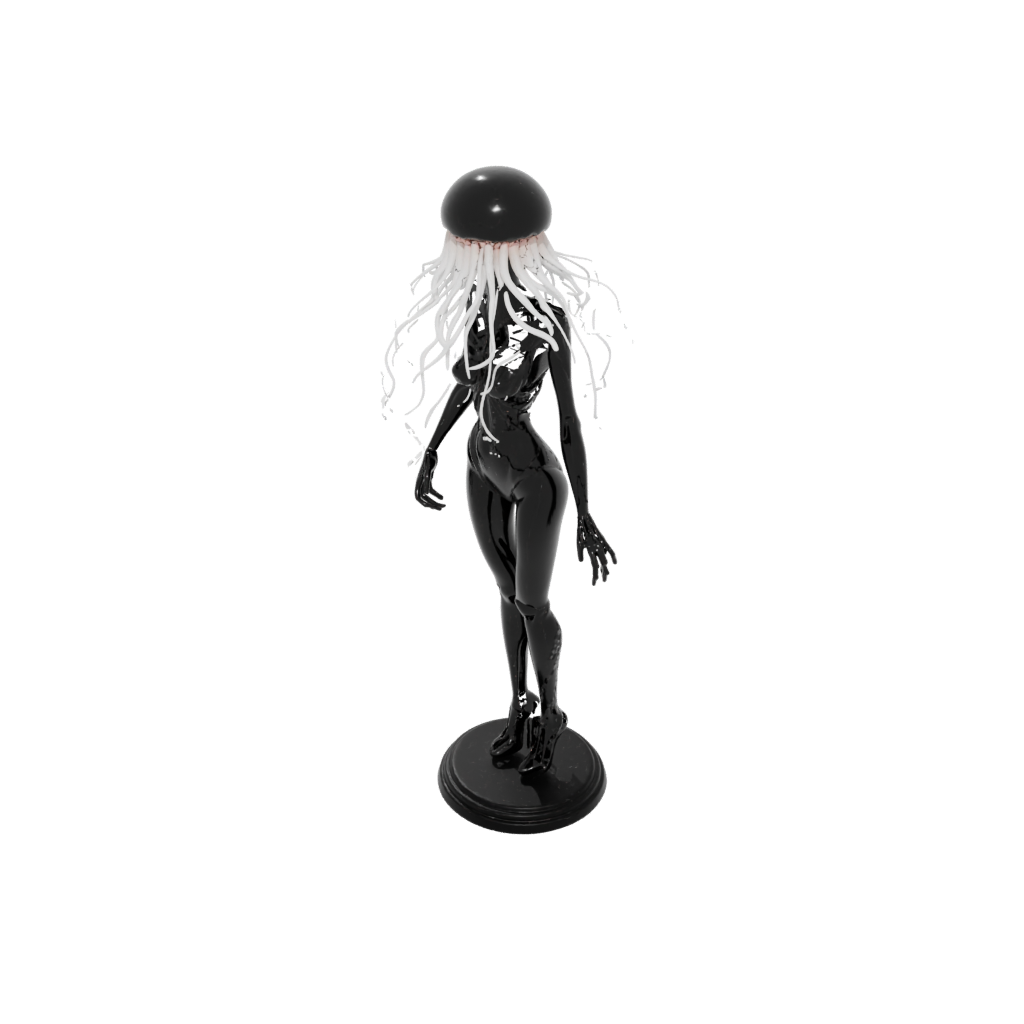 Obsidian Flexi Jellyfish