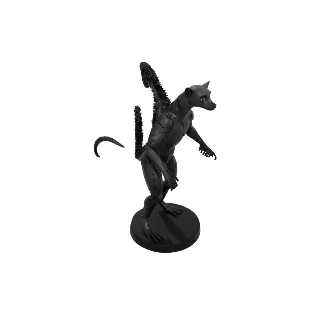 Obsidian Flexi Lemur