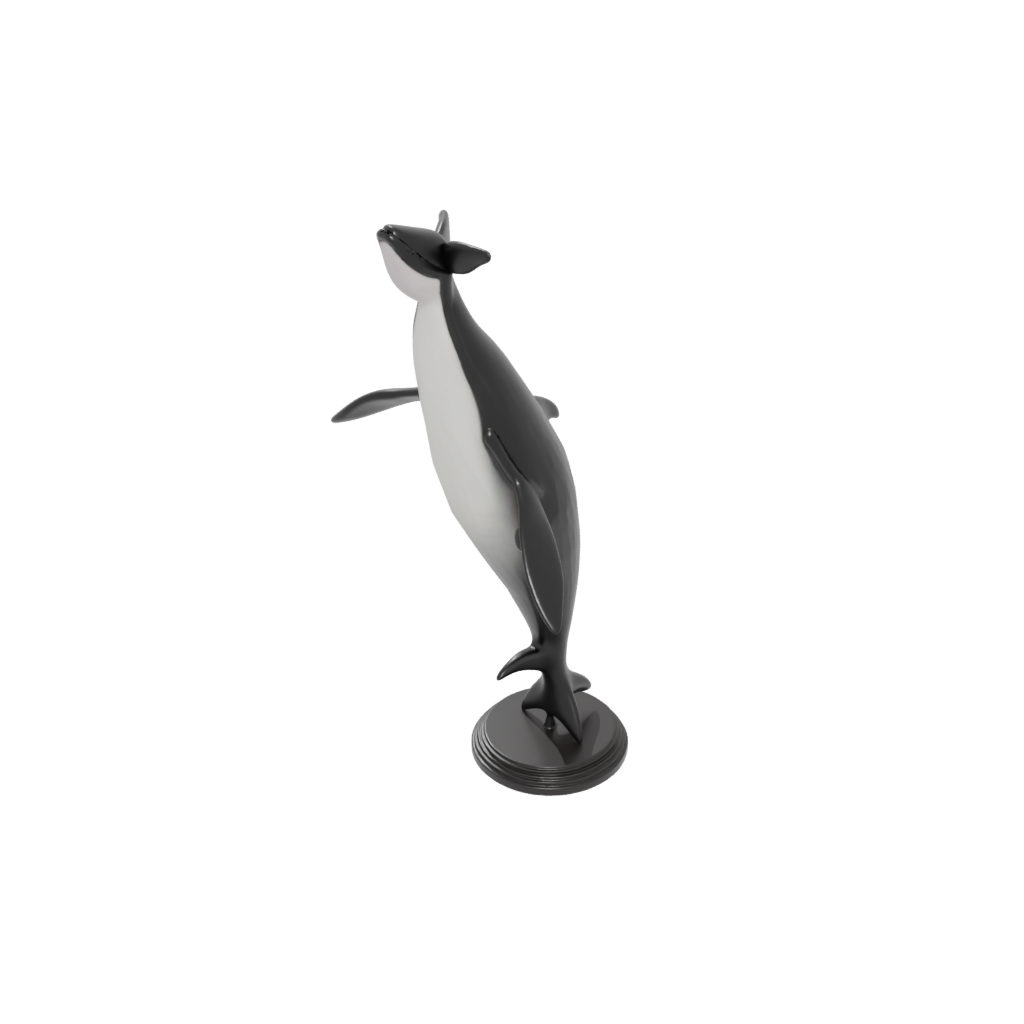 Obsidian Flexi Orca Whale