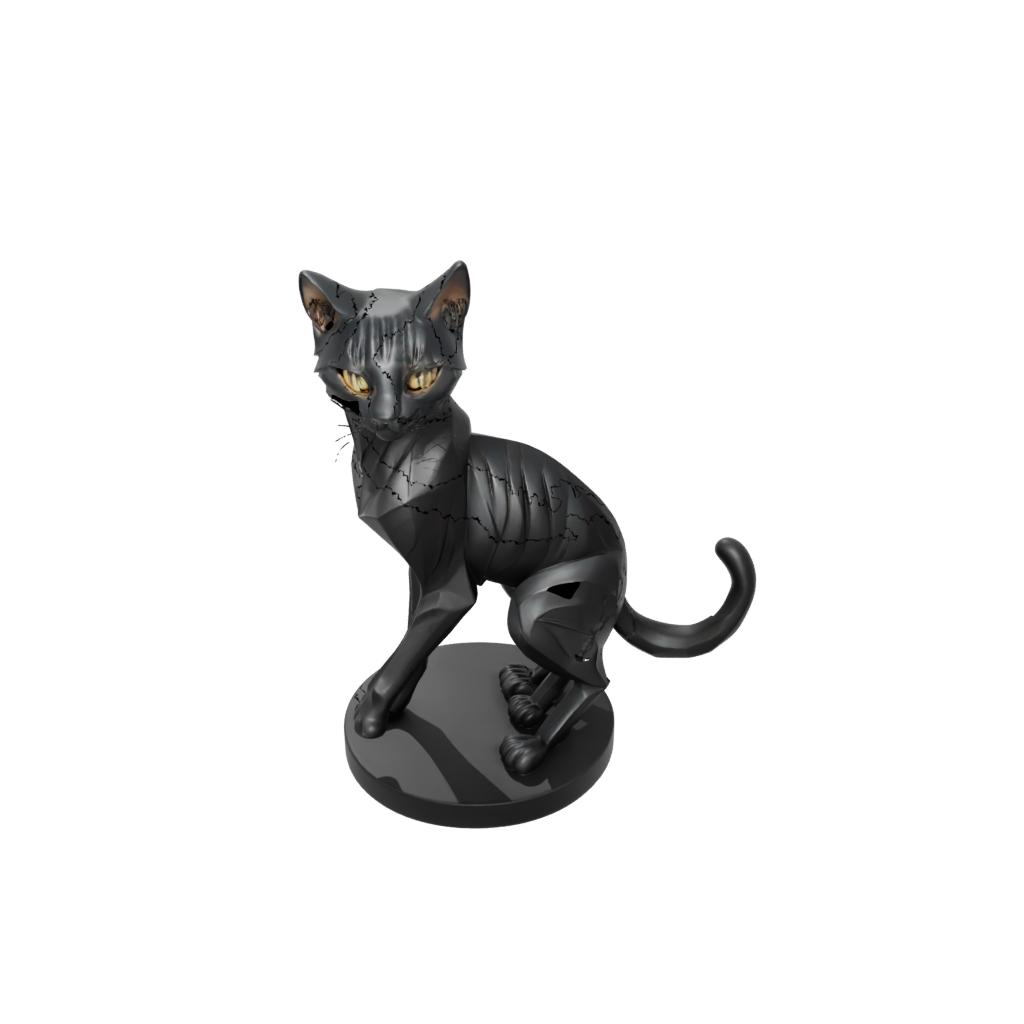 Obsidian Flexi Tabby Cat