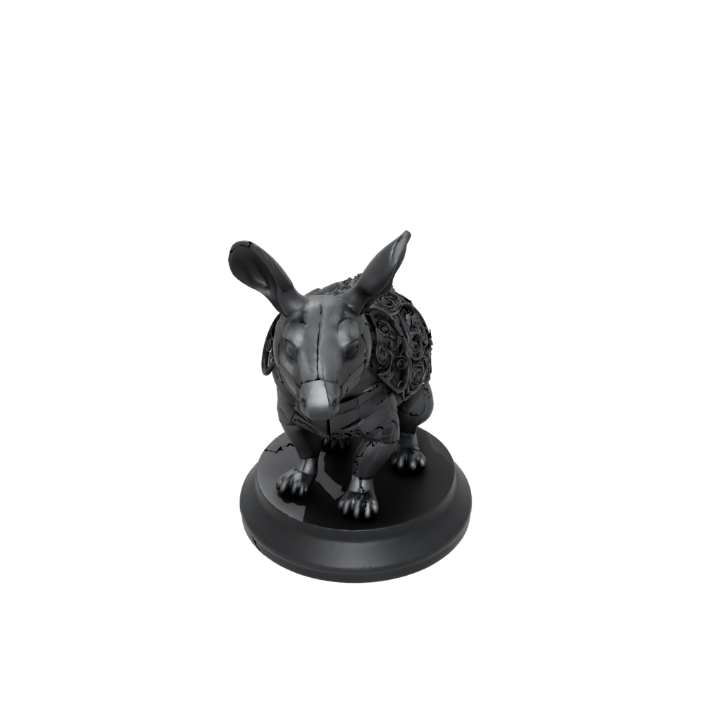 Obsidian Floral Flexi Armadillo
