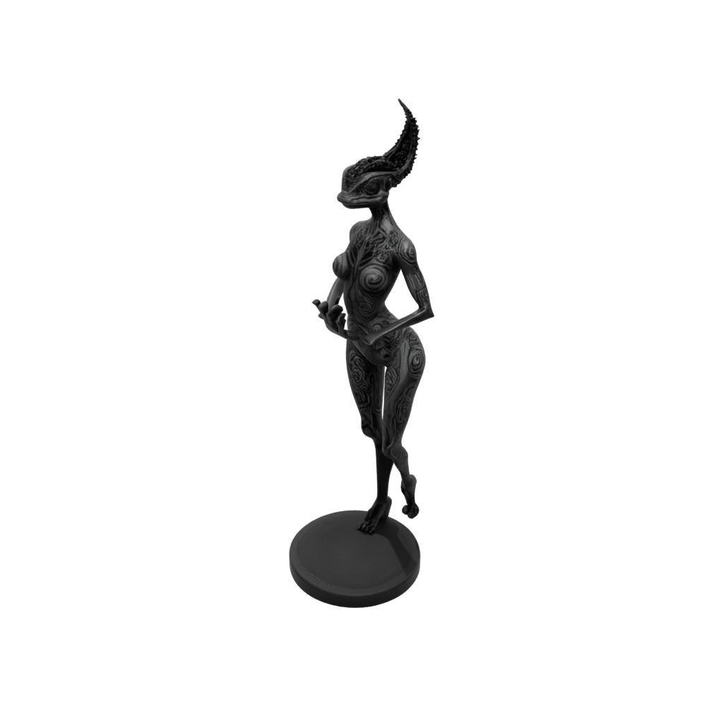 Obsidian Floral Flexi Chameleon