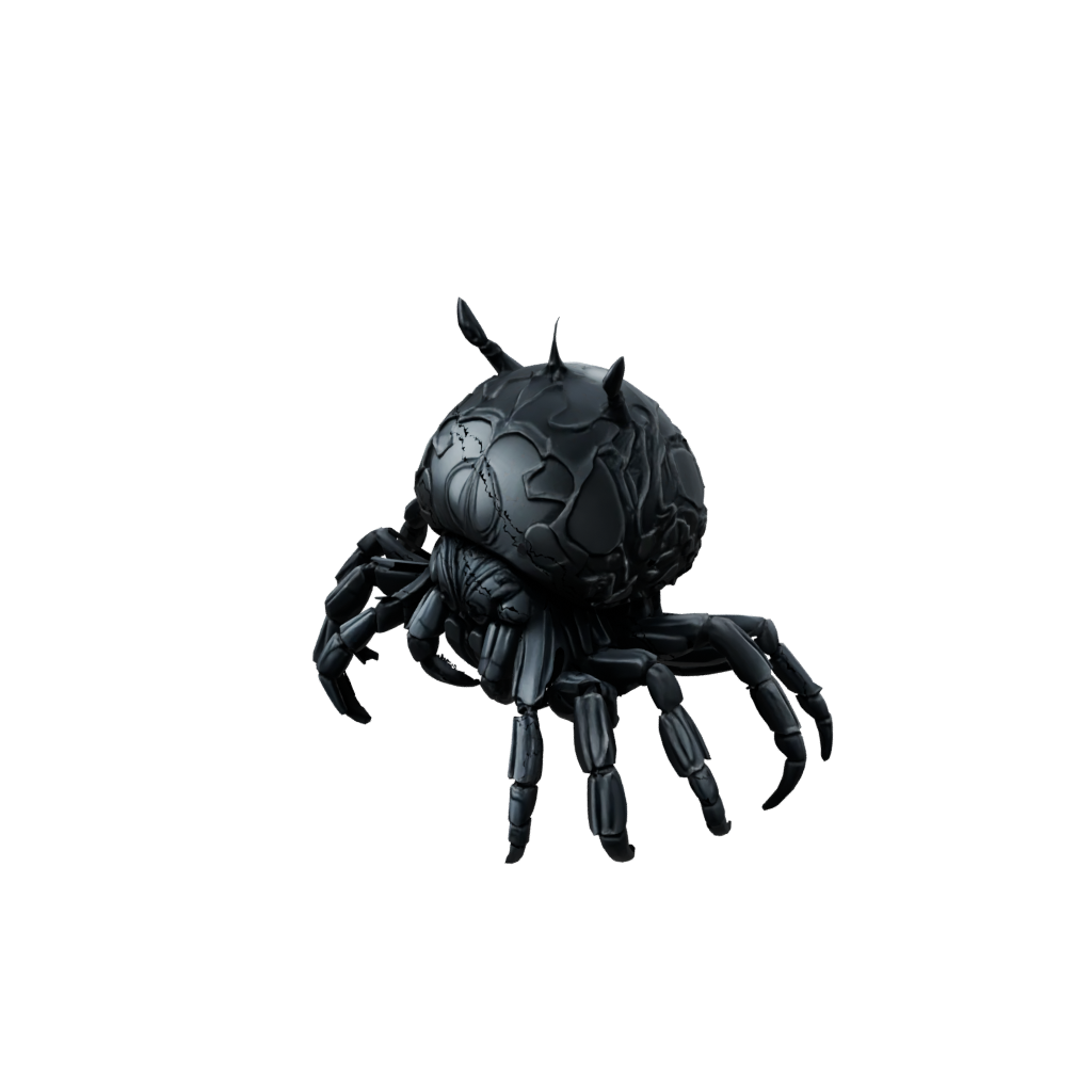 Obsidian Floral Flexi Hermit Crab