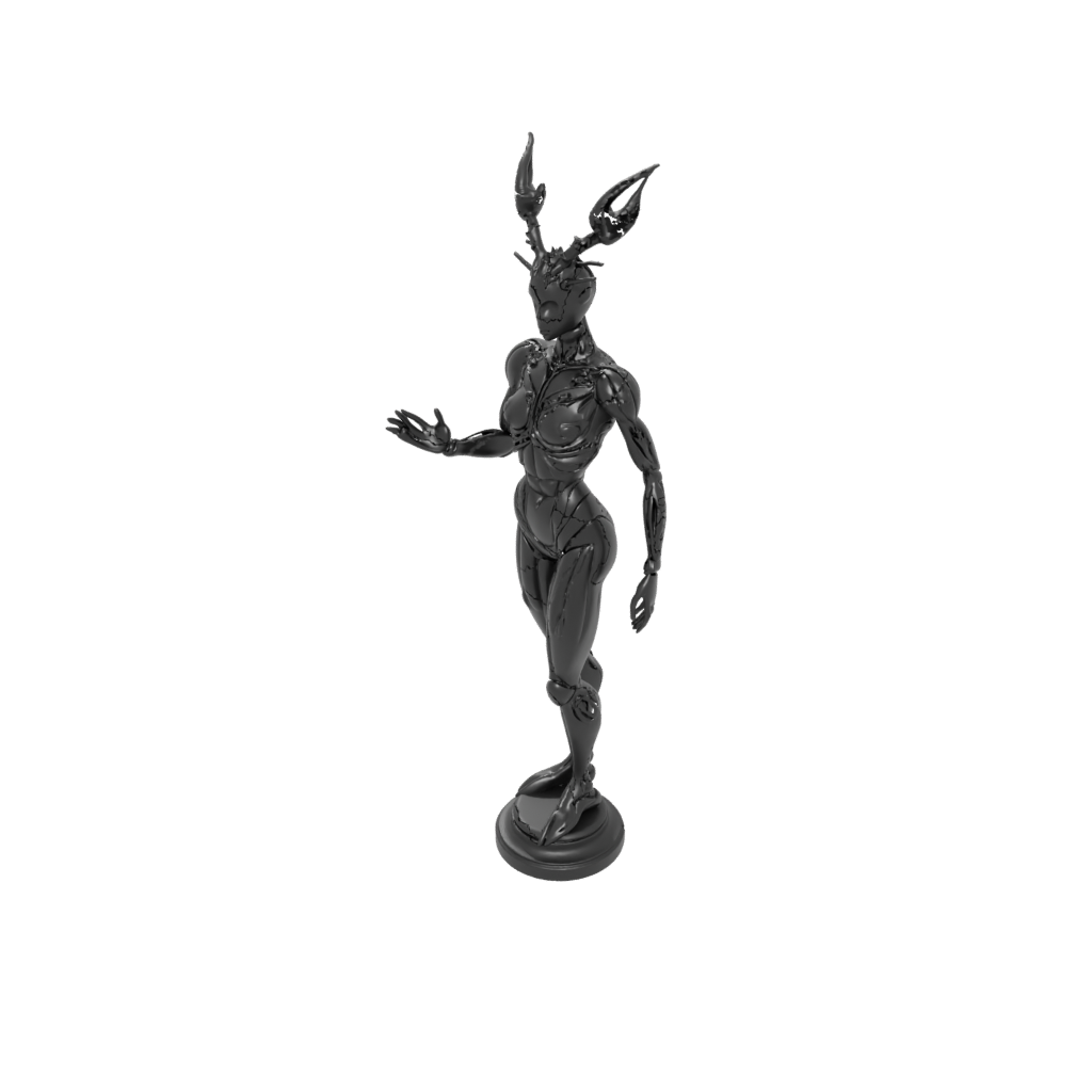 Obsidian Floral Flexi Lobster